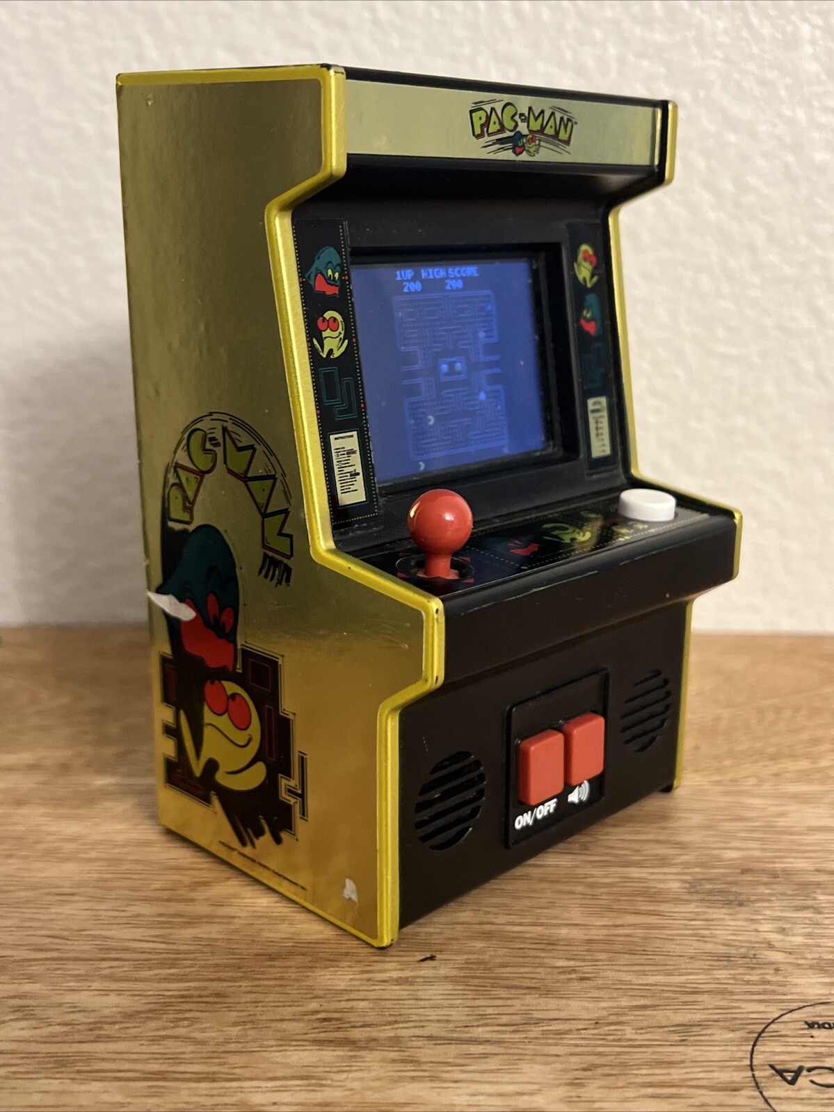 Pac Man Video Game Mini Arcade Machine Bandai Plastic Toy 2020