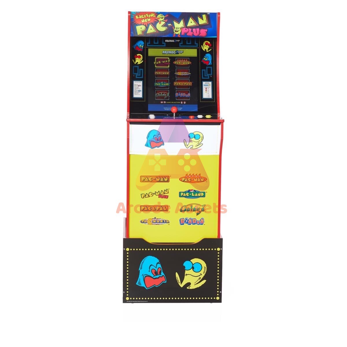 NEW Arcade1Up 8 in 1 Pac-Man Plus Arcade Machine + Riser, Galaga Dig Dug & More