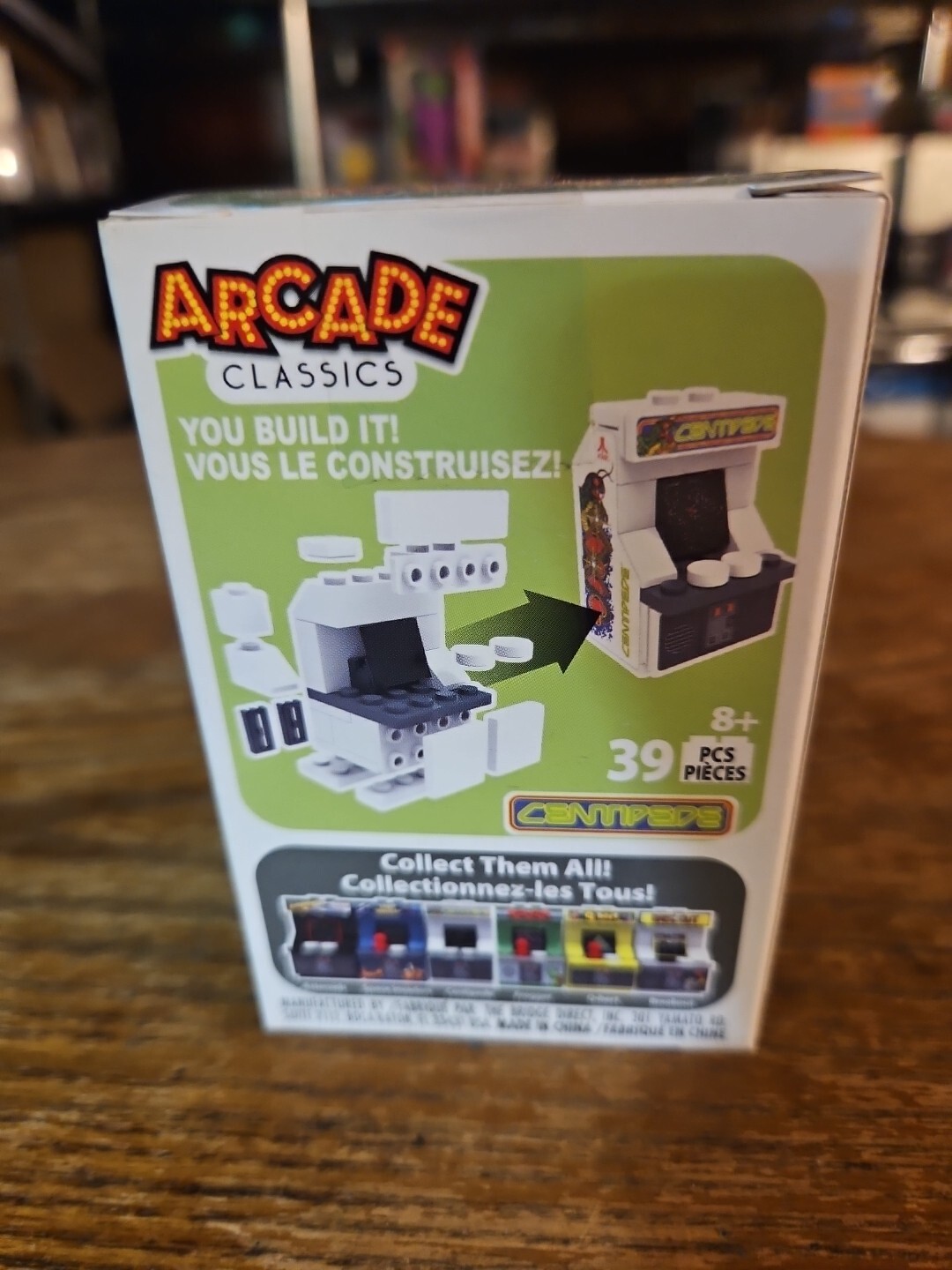Arcade Classics Buildable Mini Arcade You Build 39 Pieces Centipede NIB