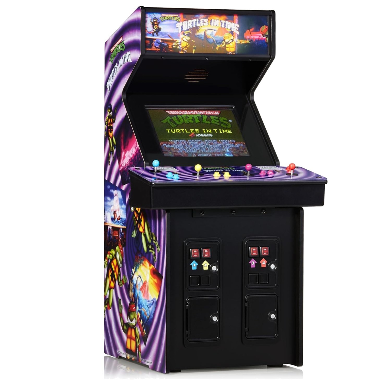 Authentic TMNT Turtles in Time Rechargeable Arcade ;/