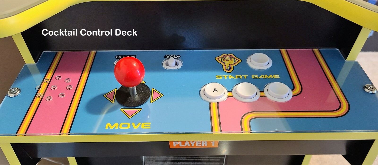 Arcade1UP Control Deck Screw Upgrade Kit (4 Screws, Washers, and Spacers) 