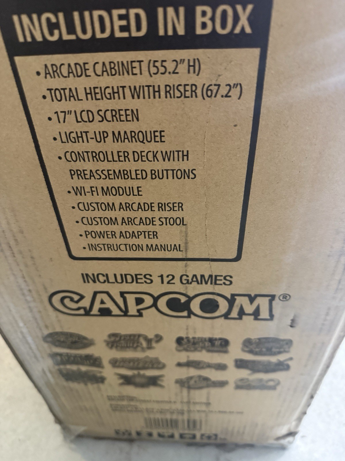 RARE NIB Arcade1UP x CLOT Street Fighter II Champion Edition Big Blue Arcade 🕹