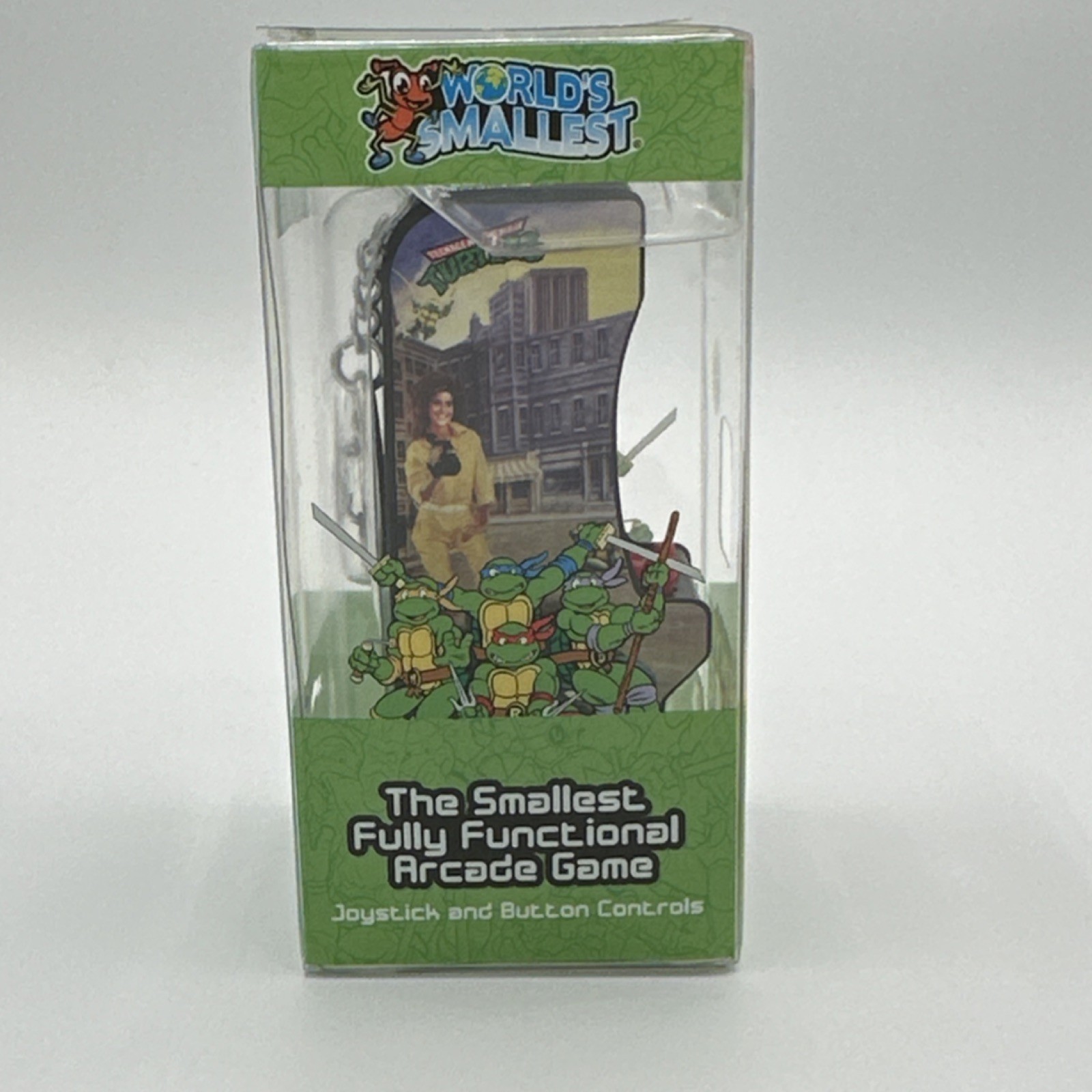 Tiny Arcade Teenage Mutant Ninja Turtles Turtle Fighter Miniature Arcade Game