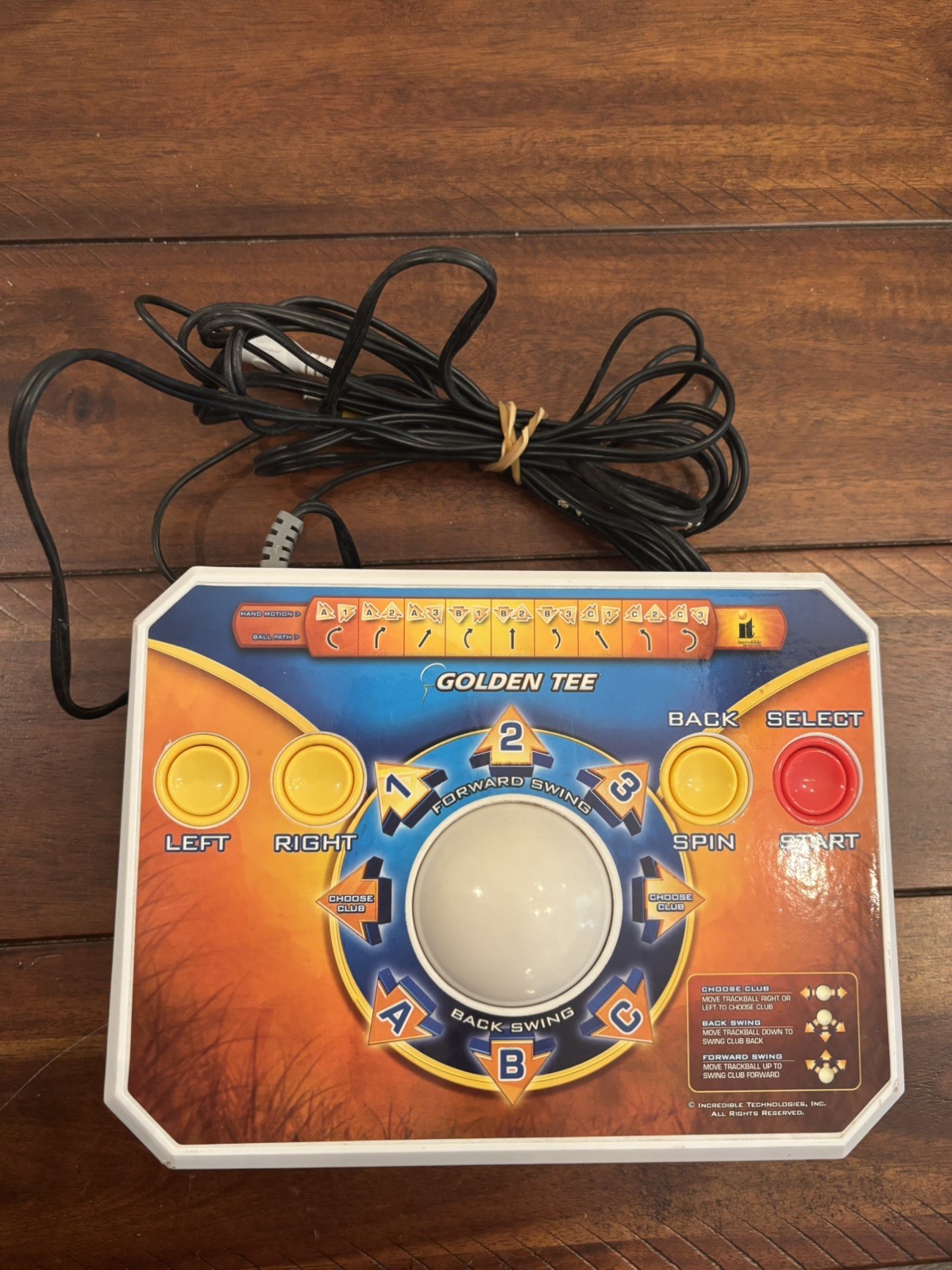 Golden Tee Golf Plug & Play Home TV Game Edition 2011 Jakks Pacific Tested Works