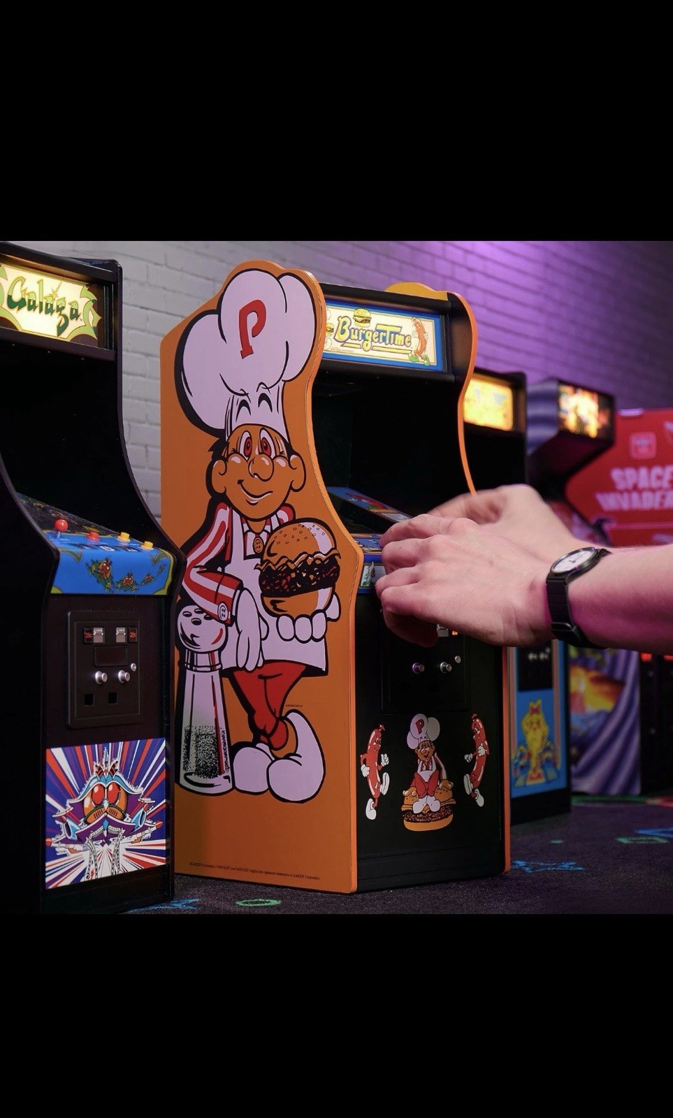 Numskull Quarter Arcade Burger Time Collectors Edition Mini Arcade Retro NEW 1/4