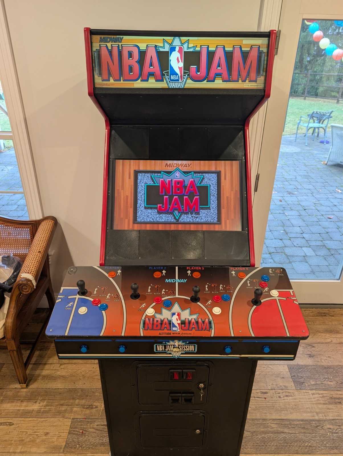 NBA Jam Session Midway Arcade Cabinet in Good Condition
