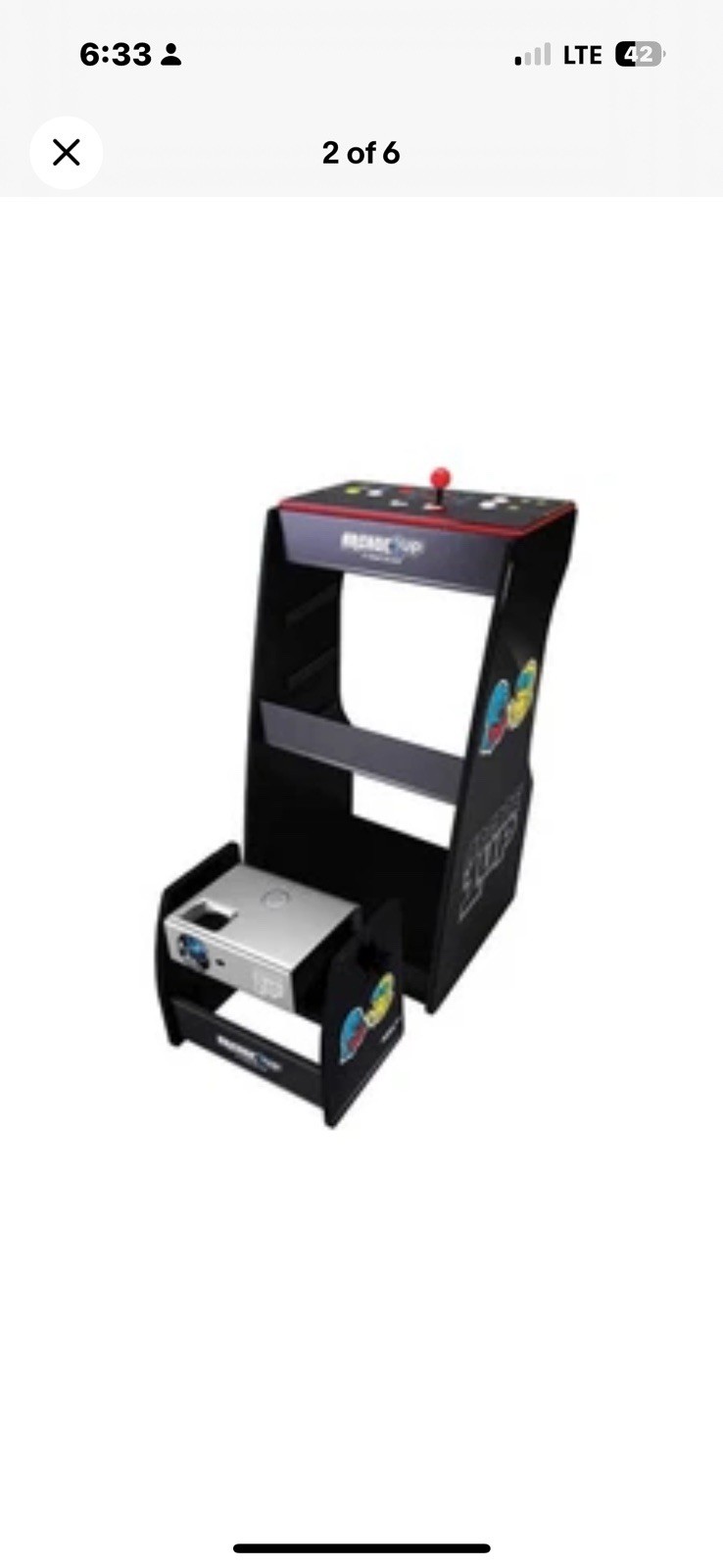 Multi Game Projector Arcade With Pac-Man Deck Included Interchangable Controler