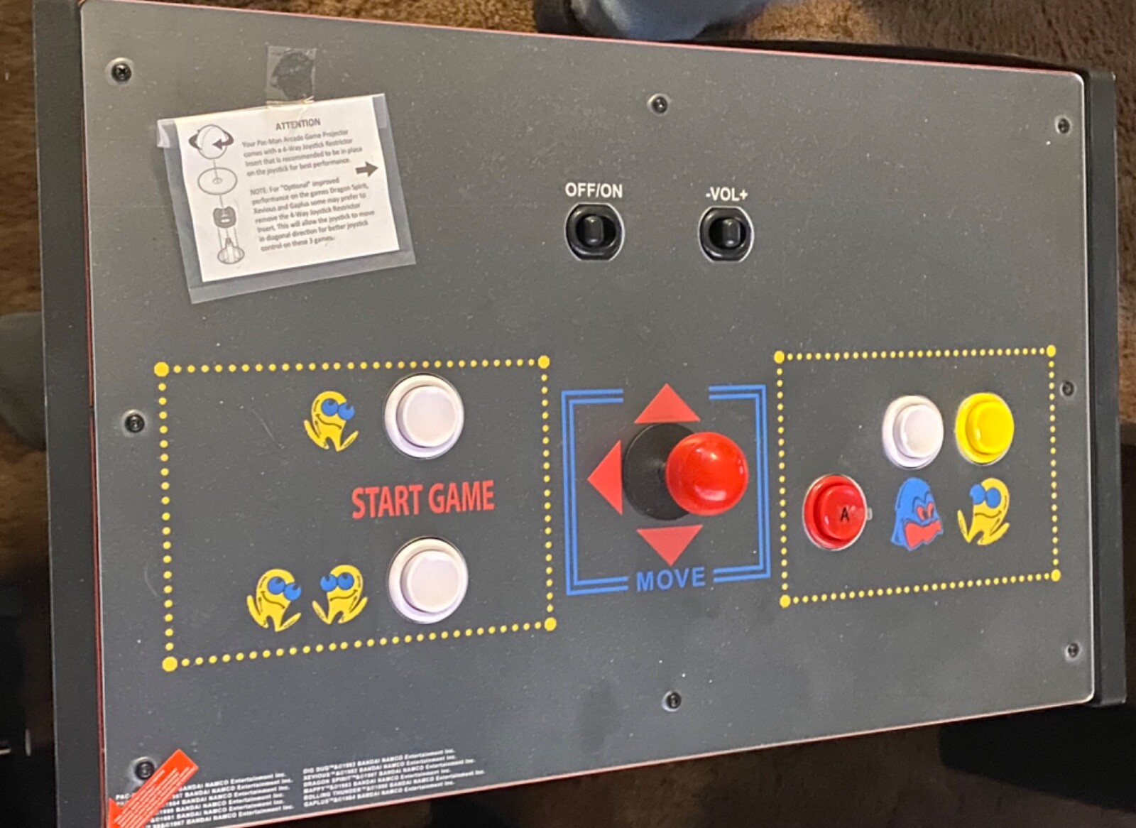 Arcade1up PAC-MAN™ 12-in-1 Arcade Game Projectorcade