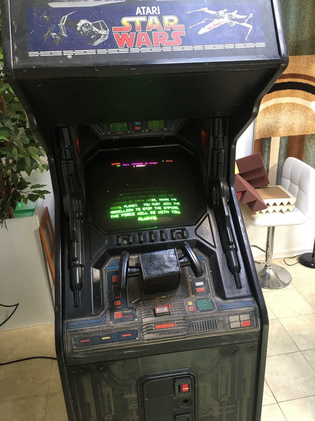 Atari original star wars pinball machine arcade 1980’s