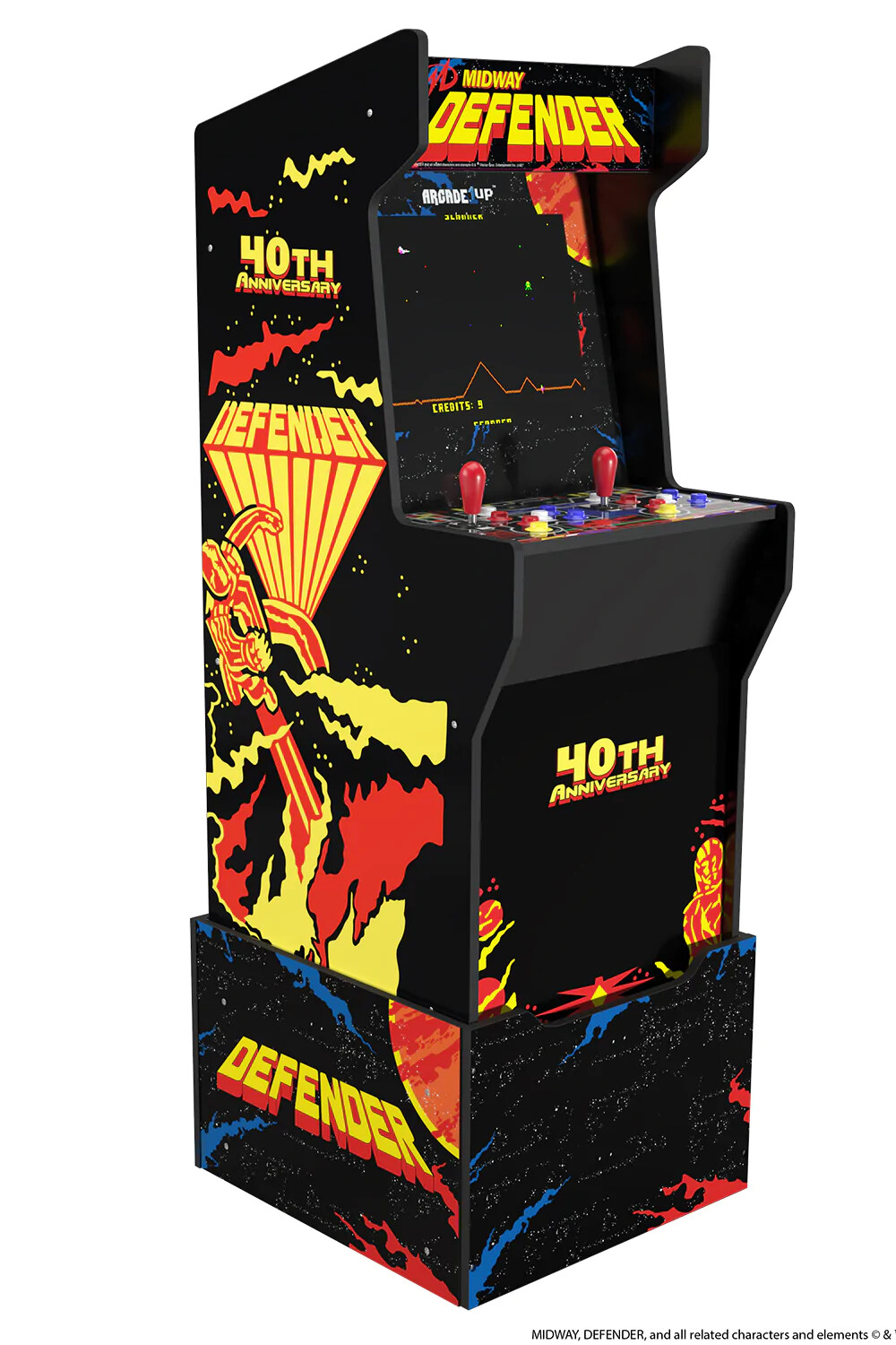 Arcade1up – DEFENDER 40TH – Screw Hole Caps/Covers