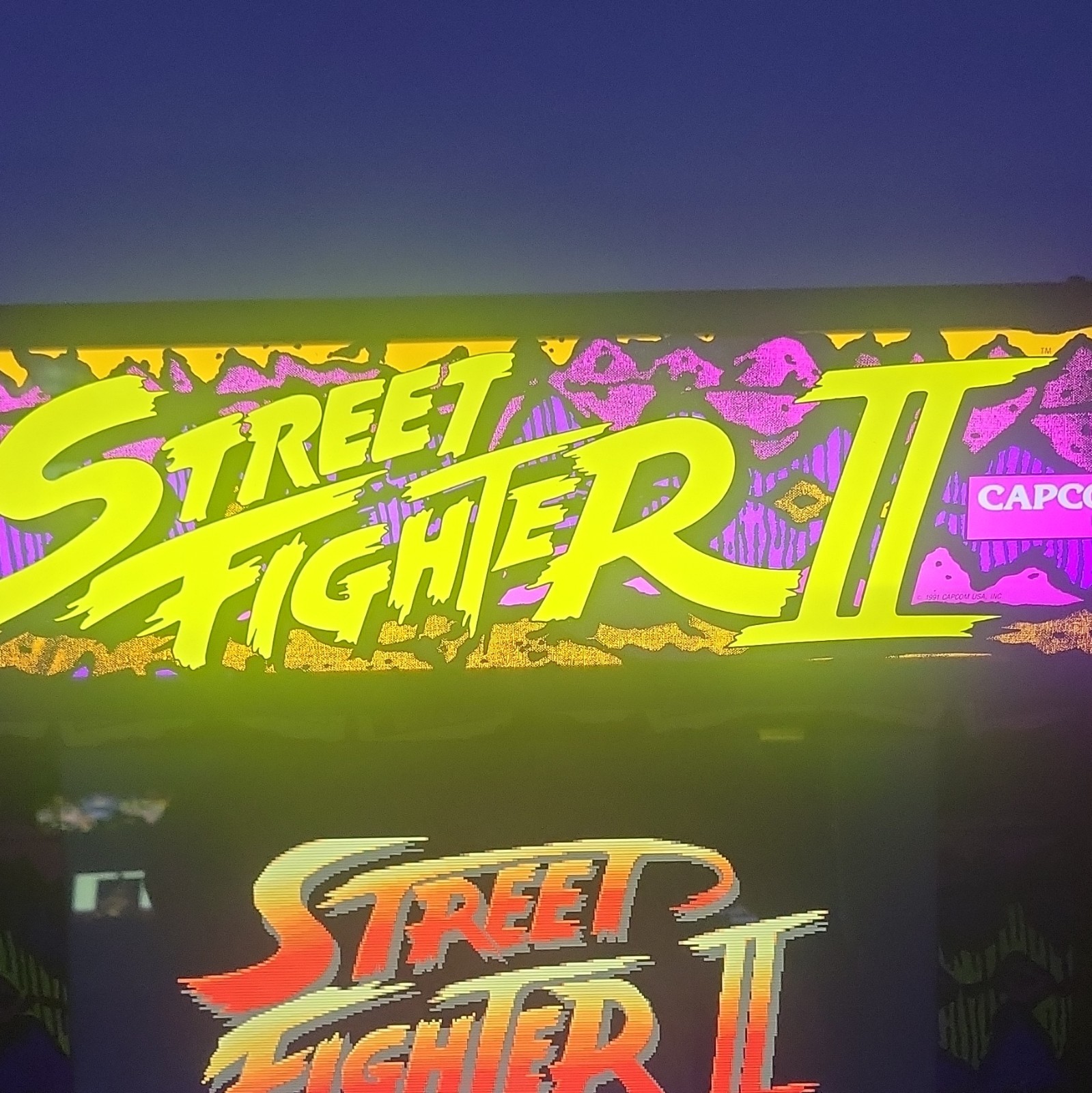 Arcade1Up Street Fighter II Capcom Video Arcade Machine Cabinet Reproduction
