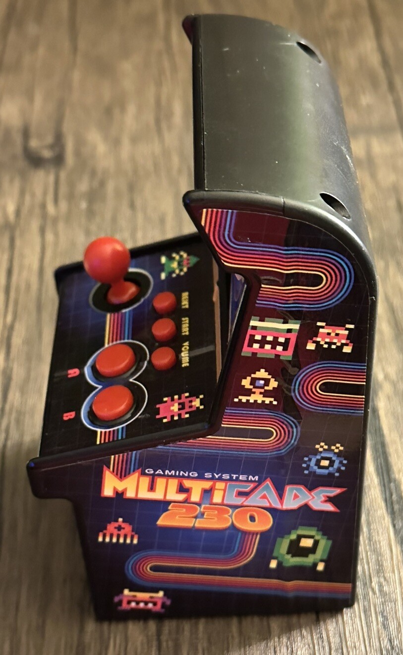 New Unused ITEK Multicade 230 Miniature Retro Arcade Video Games Machine