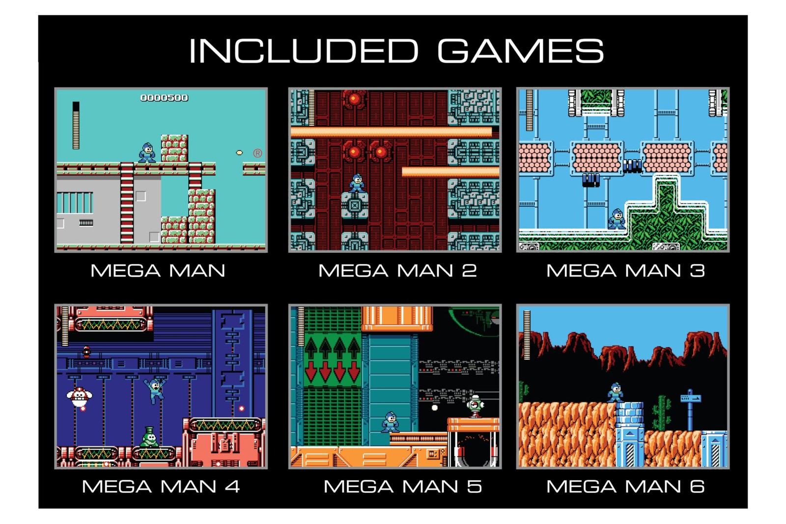 My Arcade Megaman Pocket Player Pro: Mega Man 5,75 x 6,75 x 5,5 Zoll, Multi