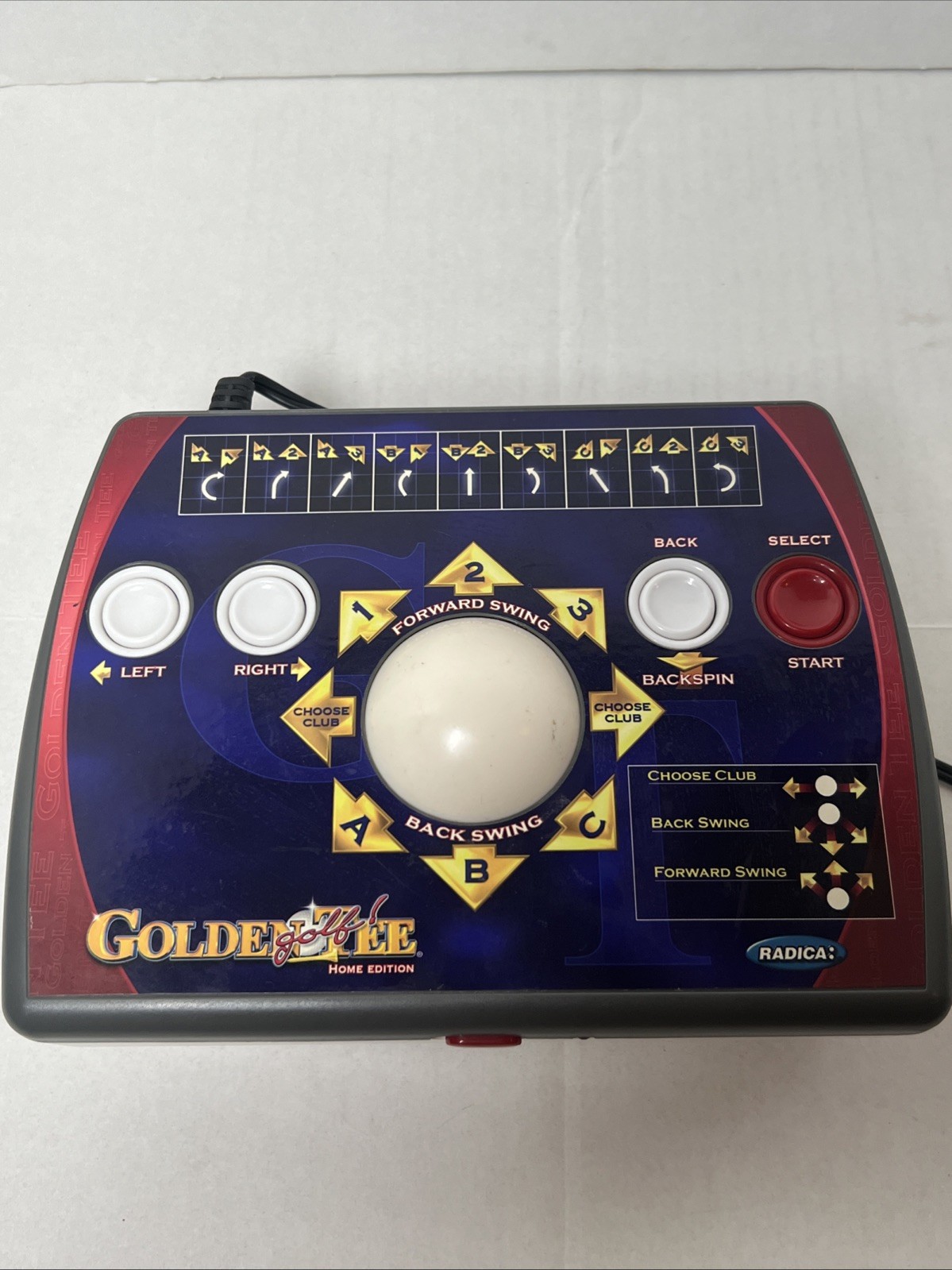 Golden Tee Golf Plug & Play Home Edition 2005 TV Arcade Video Game by Radica