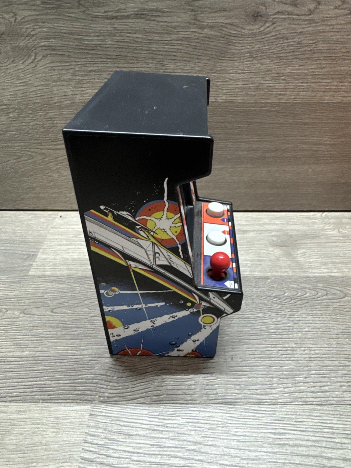 1979 Vintage ASTEROIDS interactive mini arcade style joystick controls