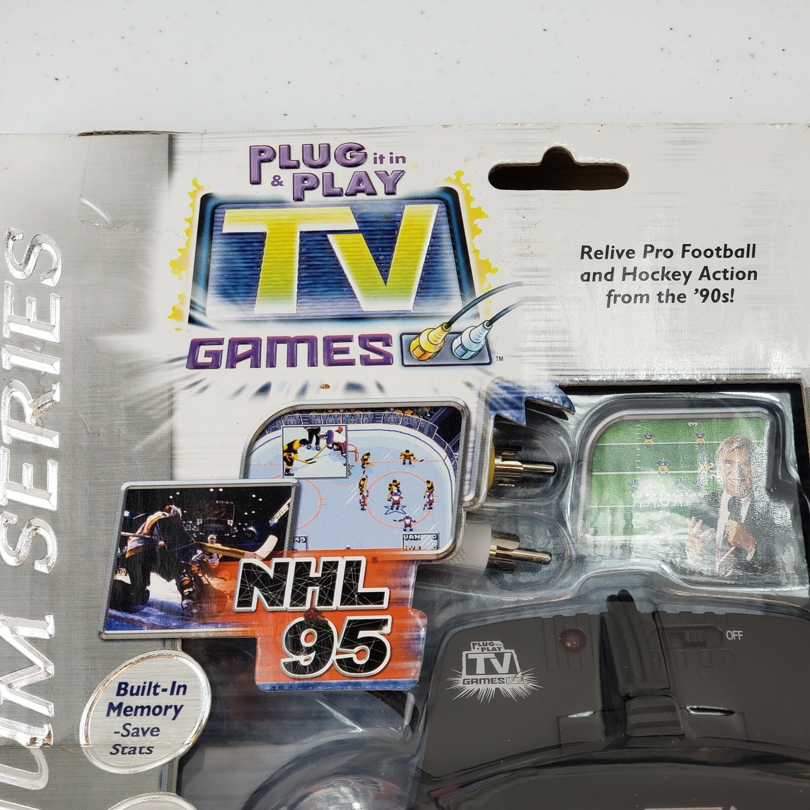 EA Sports Madden 95 & NHL 95 Plug & Play TV Game – Jakks Pacific 2004 Retro