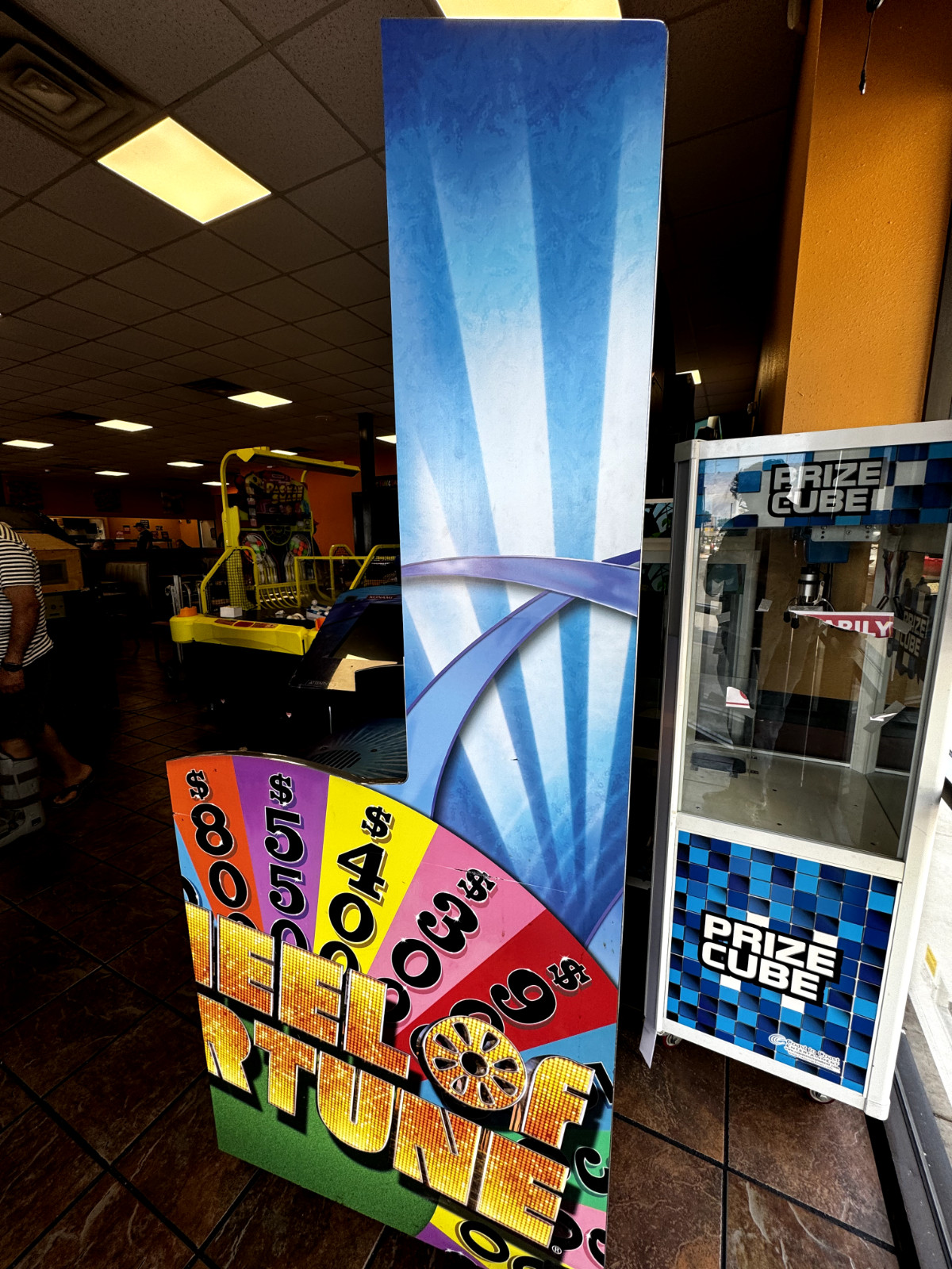 Wheel of Fortune Raw Thrills Arcade Redemption Machine All Parts working