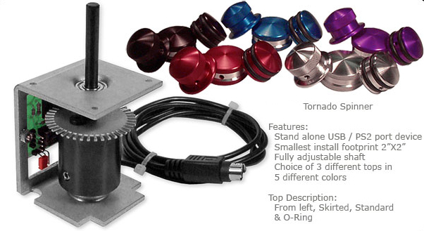 Tornado Spinner NEW Model Video Arcade Spinner MAME(tm) Compatible FREE Shipping