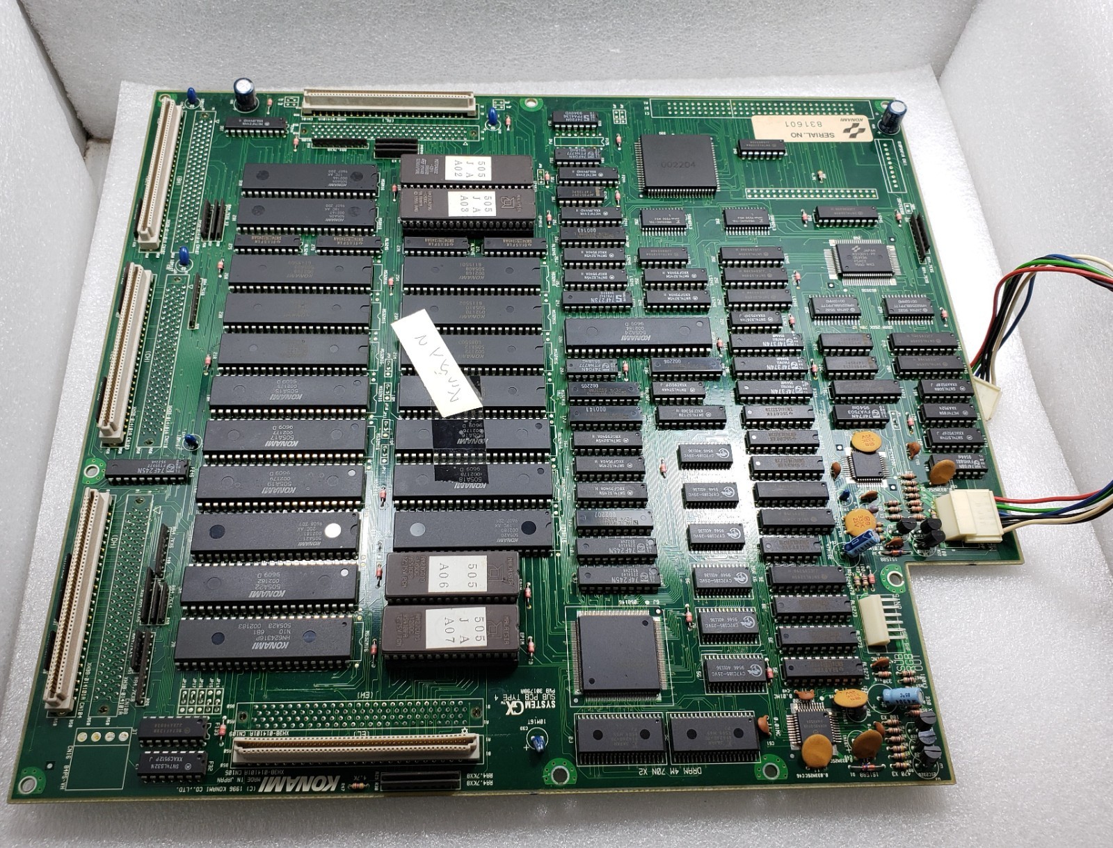 Konami System GX SUB PCB TYPE 4 PWB 301798A Video Arcade Game