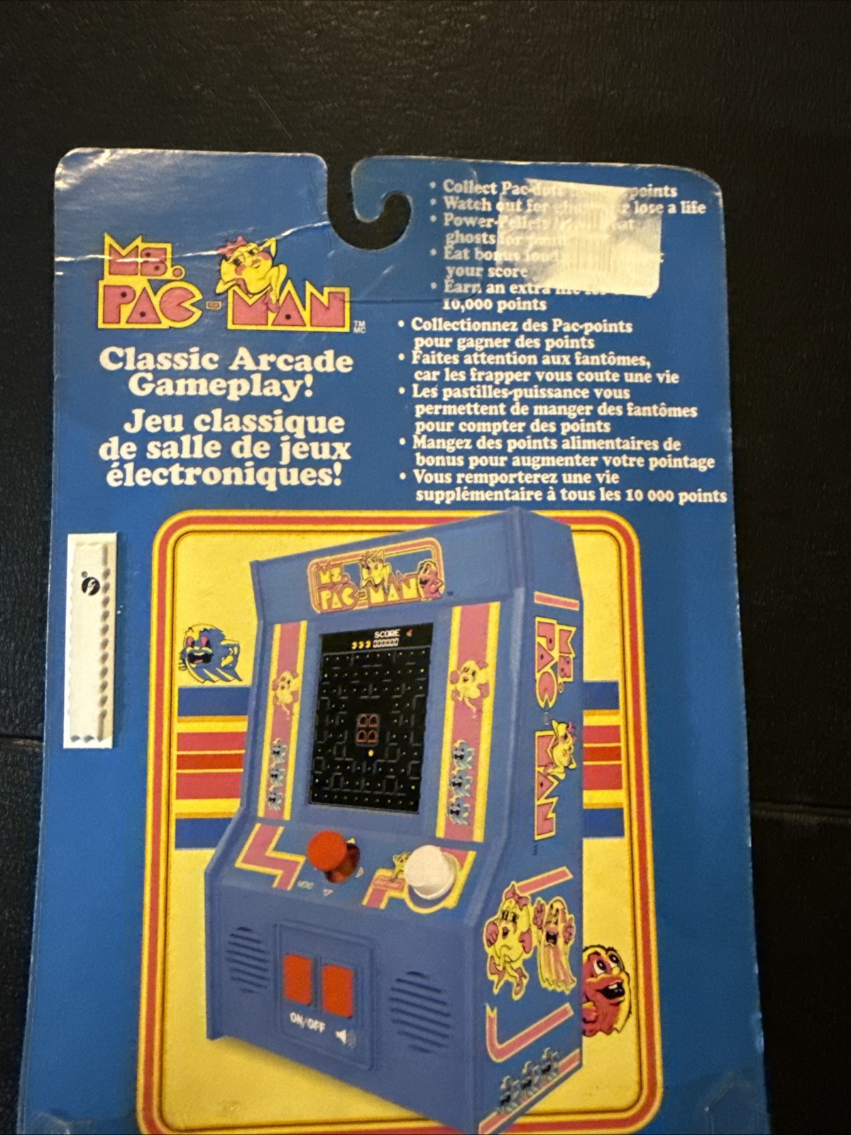 Arcade Classics – Ms Pac-Man Retro Mini Arcade Handheld Game