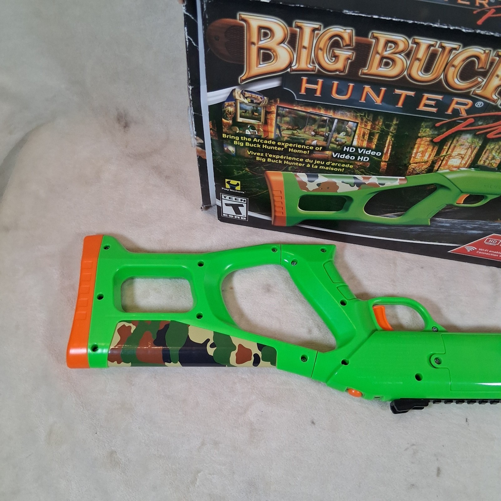 Sure Shot HD Big Buck Hunter Pro Gun & Box Replacement Only (Tested, Powers On)
