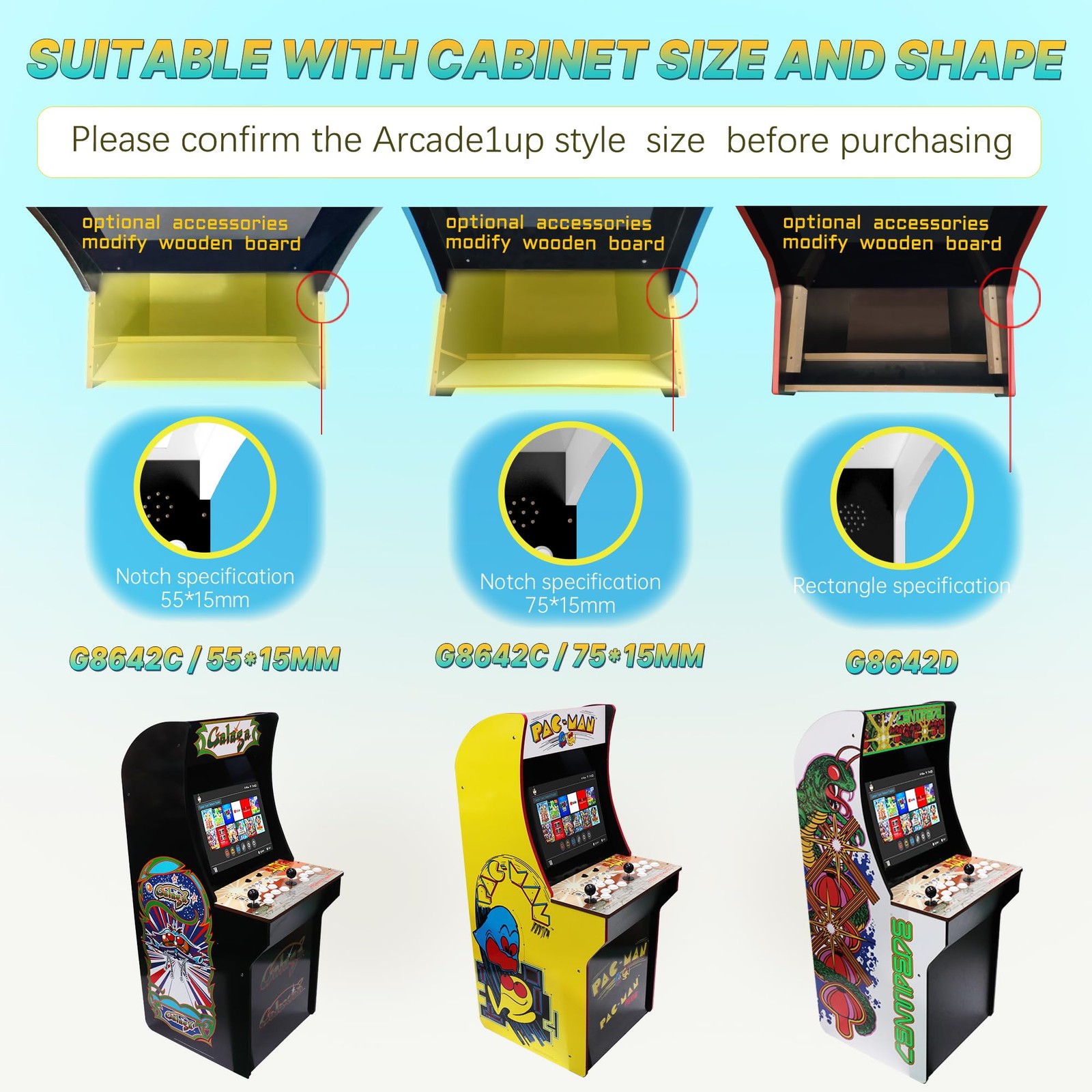 Switch Fighting Stick for Arcade1Up Cabinet, Play Your Switch Arcade Stick on…