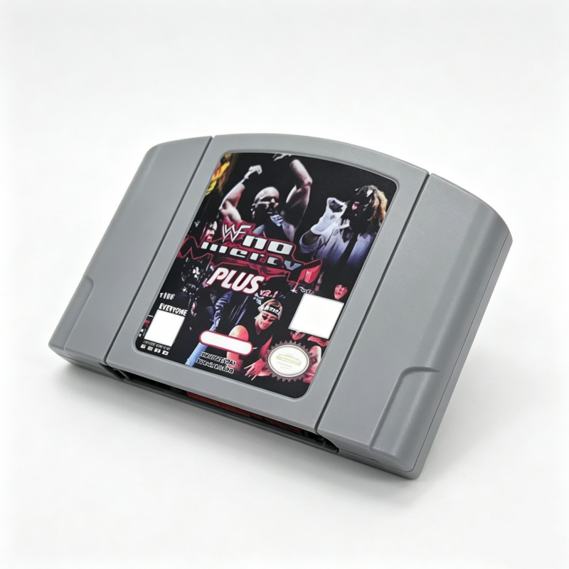 WWF No Mercy Plus V2.1 Game Cartridge For Nintendo 64 Console US Version