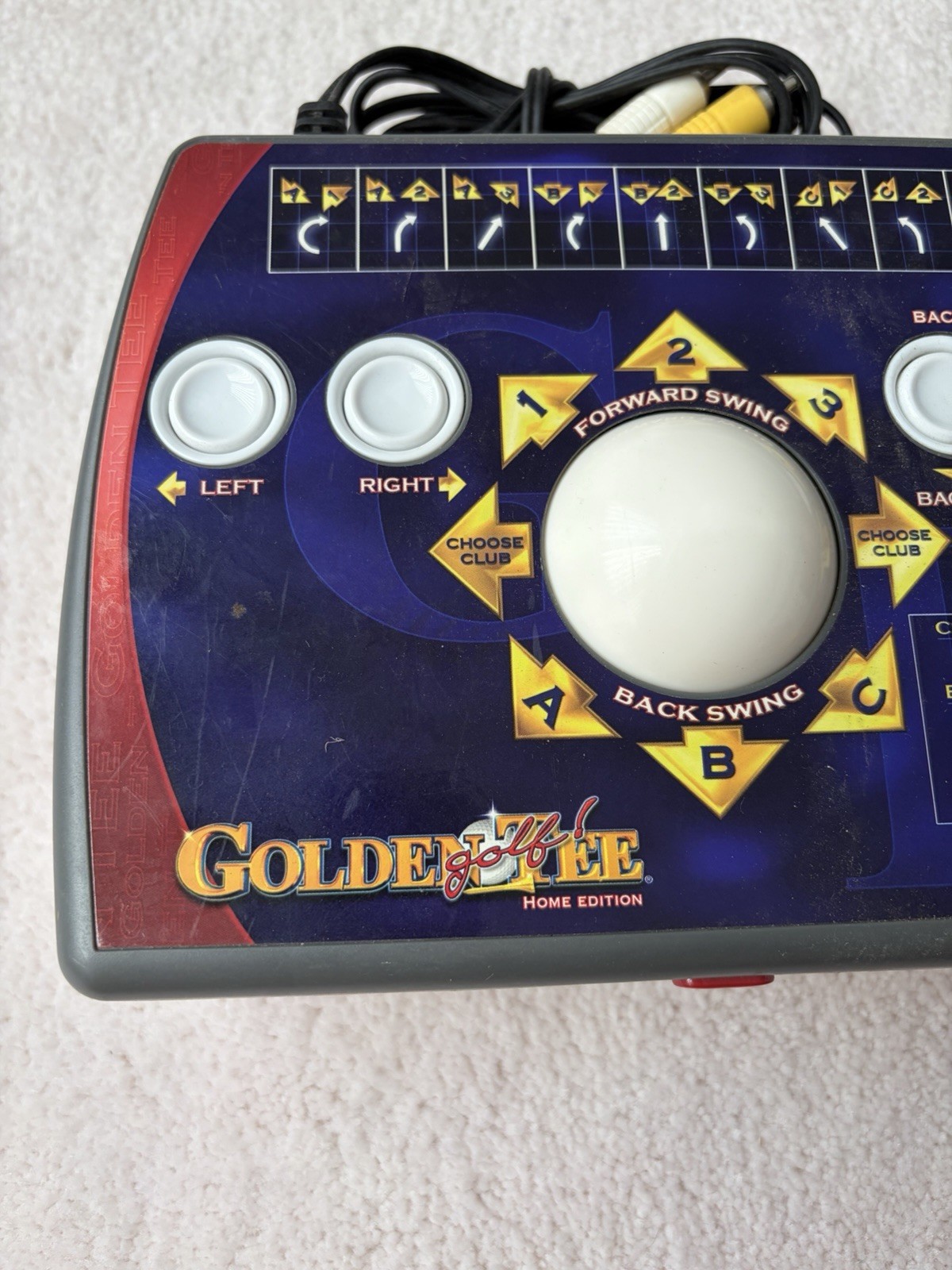 Golden Tee Golf Home Edition Plug & Play TV Arcade Golf Game Radica 2005 TESTED
