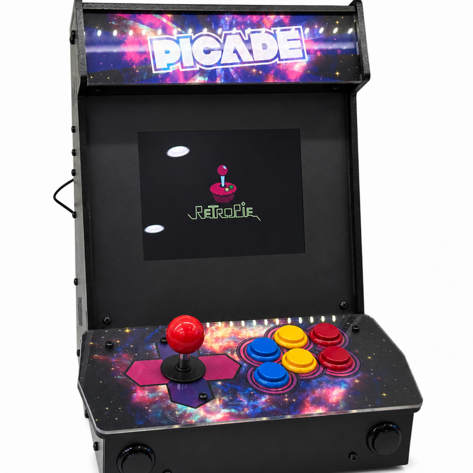 Custom Retro Arcade Bartop Machine PICADE Raspberry Pi RetroPie Gaming Console