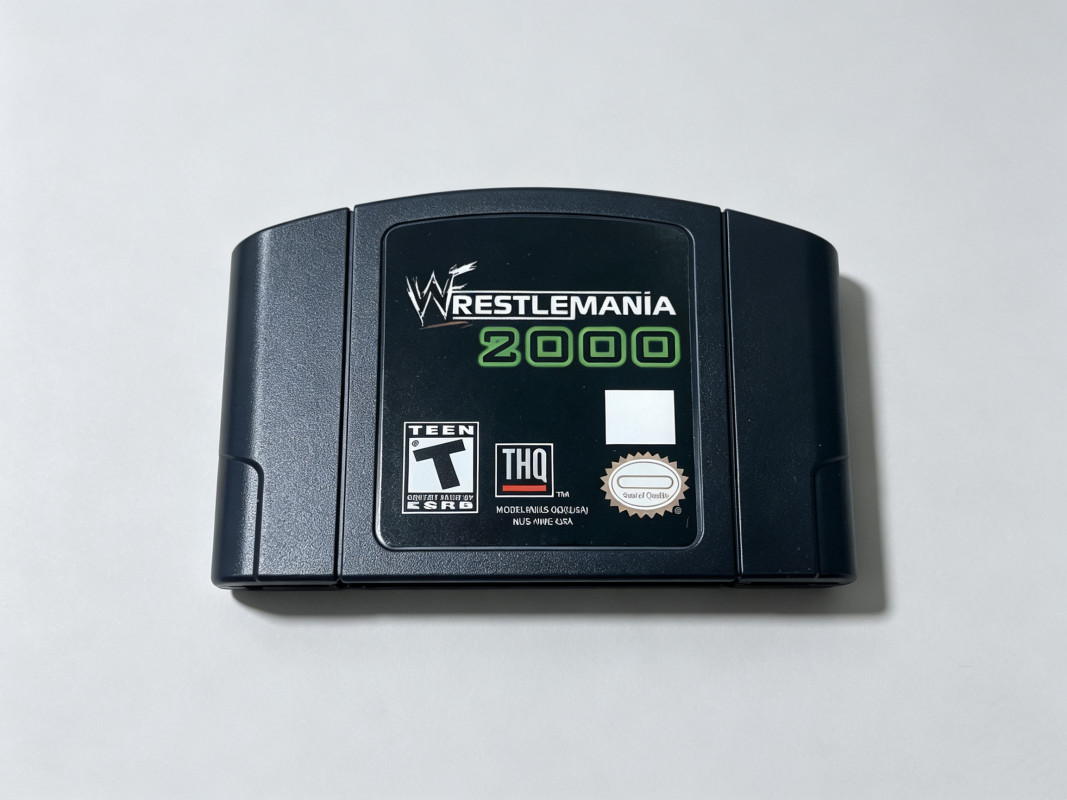 WWF WrestleMania 2000 Game Cartridge For Nintendo 64 Console US Video Game