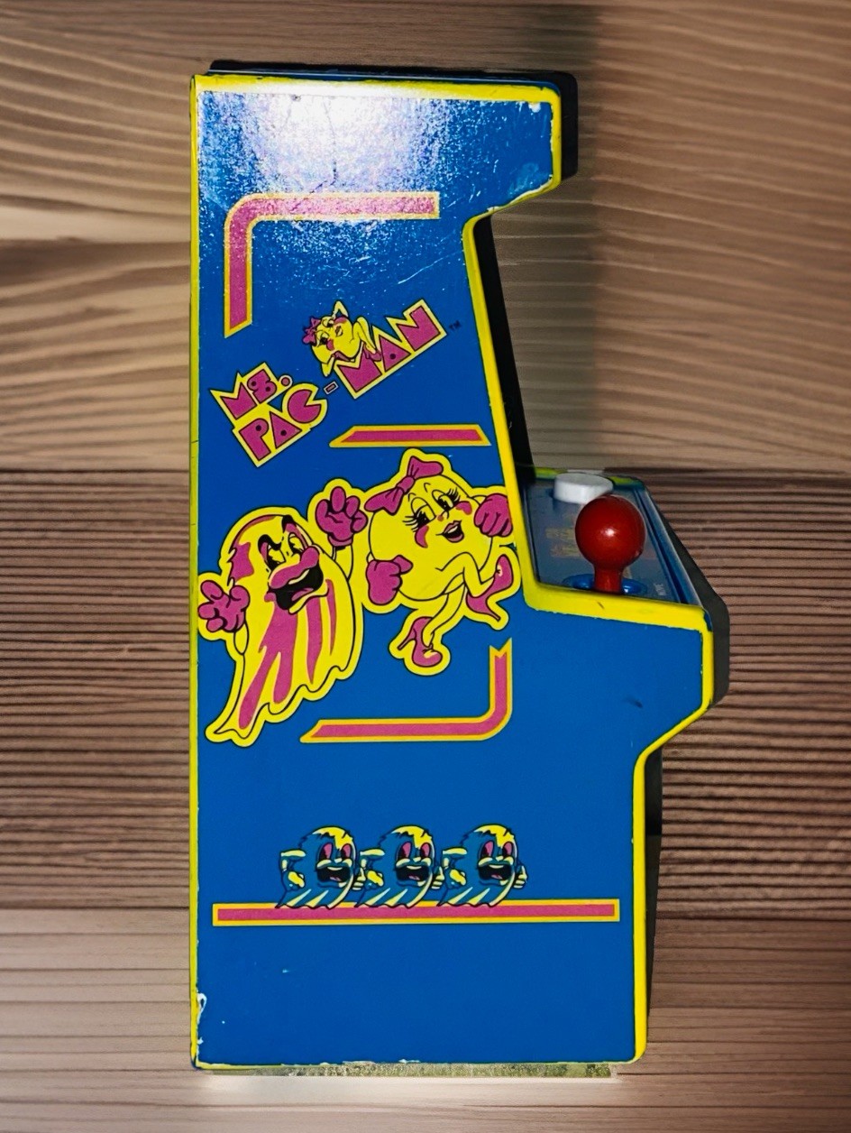 Ms. Pac Man Retro Mini Arcade Machine Bandai NAMCO 2018 #09615 Tested & Working
