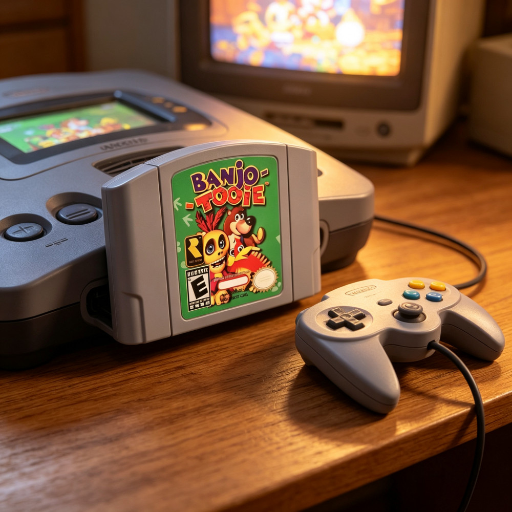 BANJO-TOOIE for Nintendo 64 N64 Game Cartridge Retro Game Tested Working