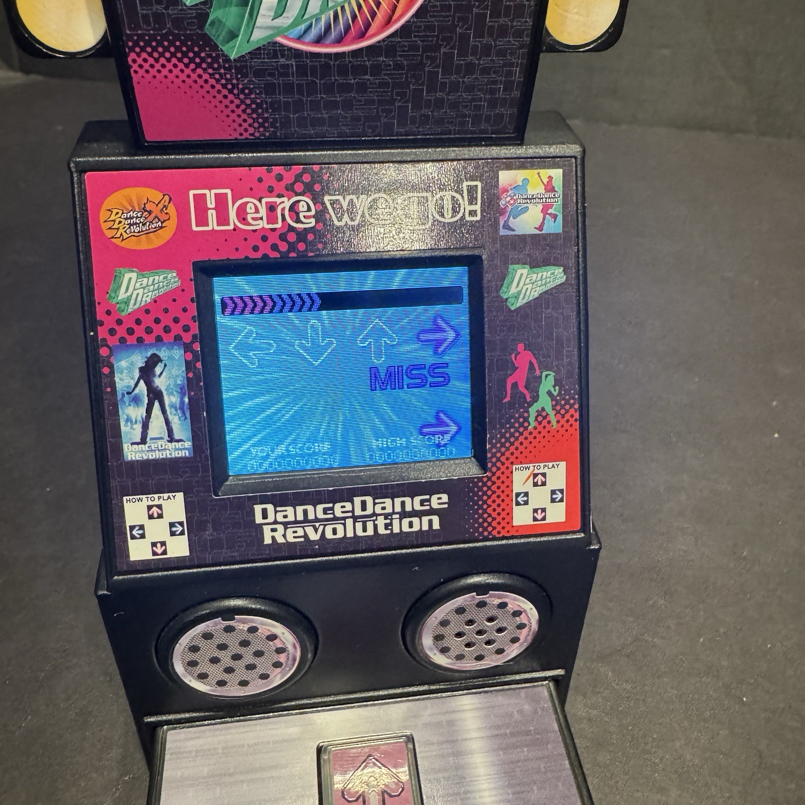 DANCE DANCE REVOLUTION * Super Impulse Arcade Mini Tabletop KONAMI Works! RARE!