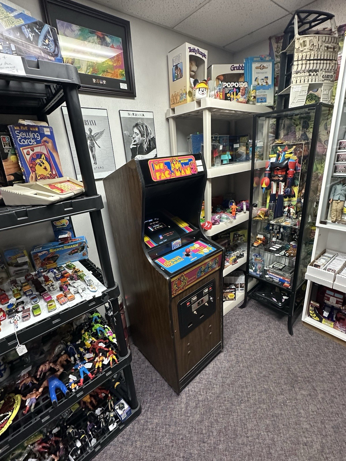 1981 Ms. Pac-Man Cabaret Cabinet Arcade Machine 100% Refurbished Multi-Pac Kit!