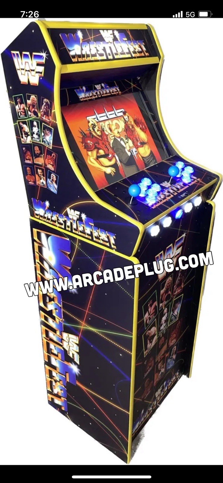 WWF Wrestlefest Tabletop Bartop Arcade **STAND ONLY**Cabinet Raspberry Pi 4