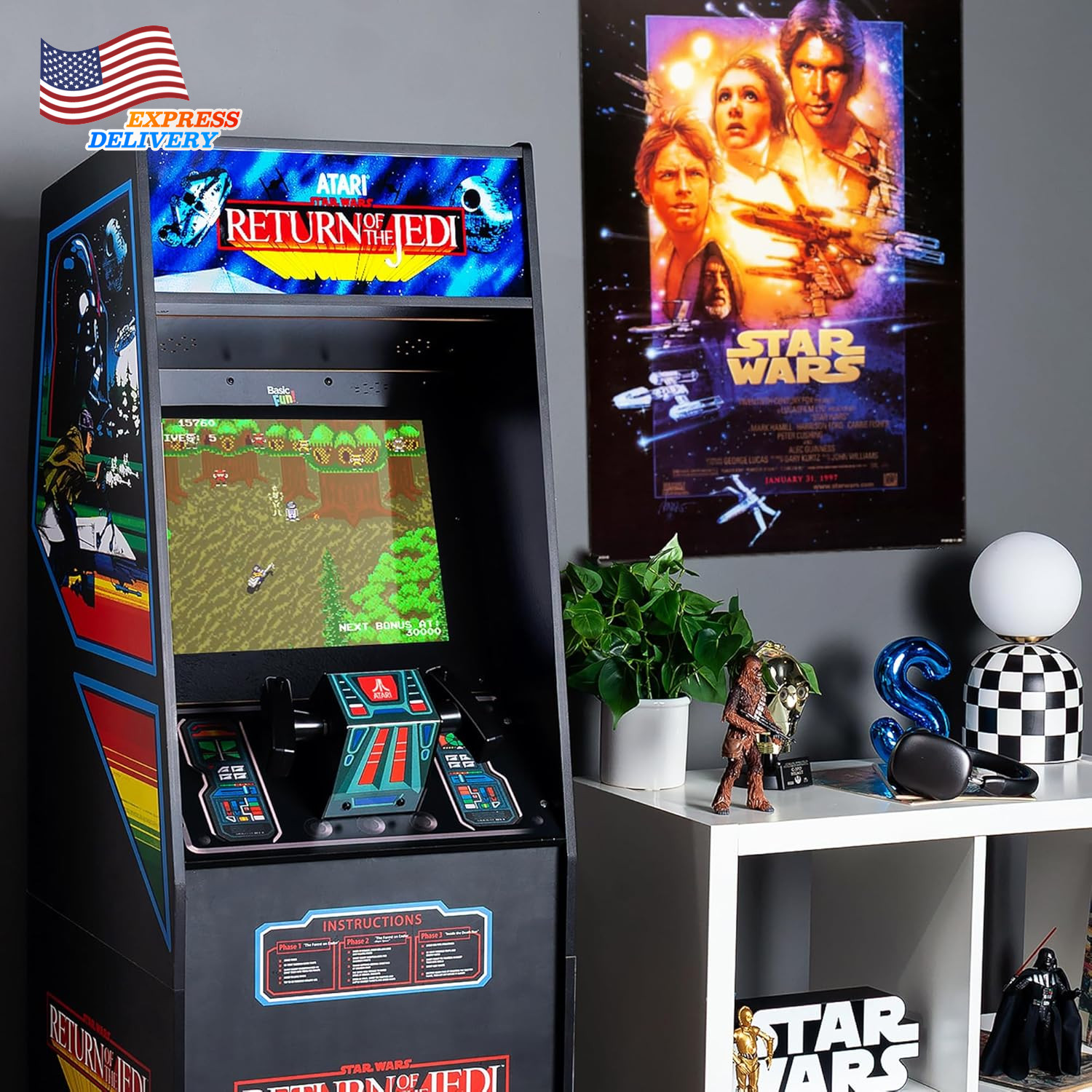 Atari Star Wars Ultra Series Free Standing Electronic Game W/ 17″ Liquid Crystal