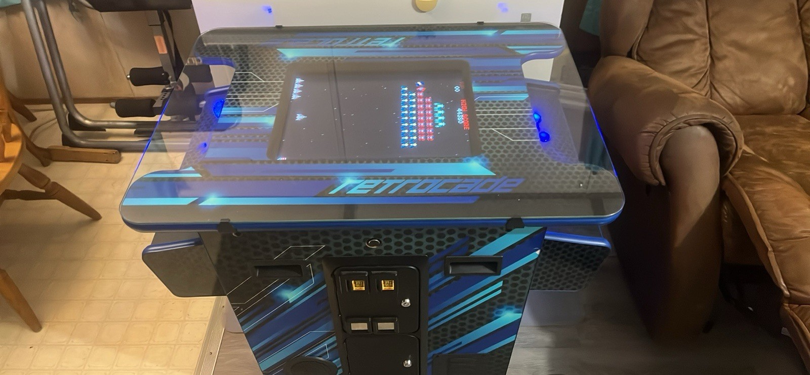 The Great Escape Galaga Cocktail Table Arcade Video Game Machine