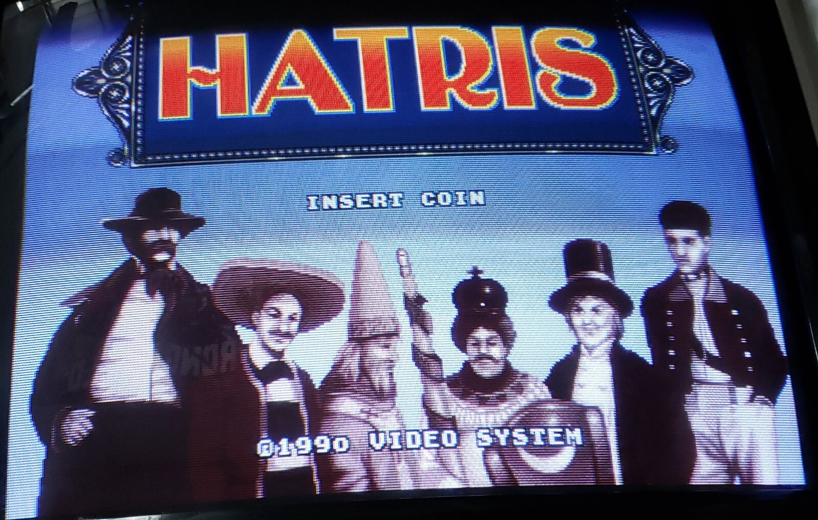 HATRIS PCB Video System Arcade Video Game 1990