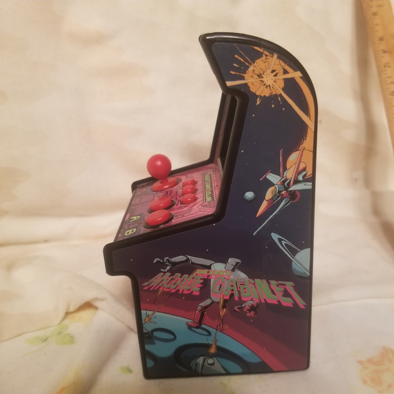 80s Arcade Game Console, 6″ tall, numerous games