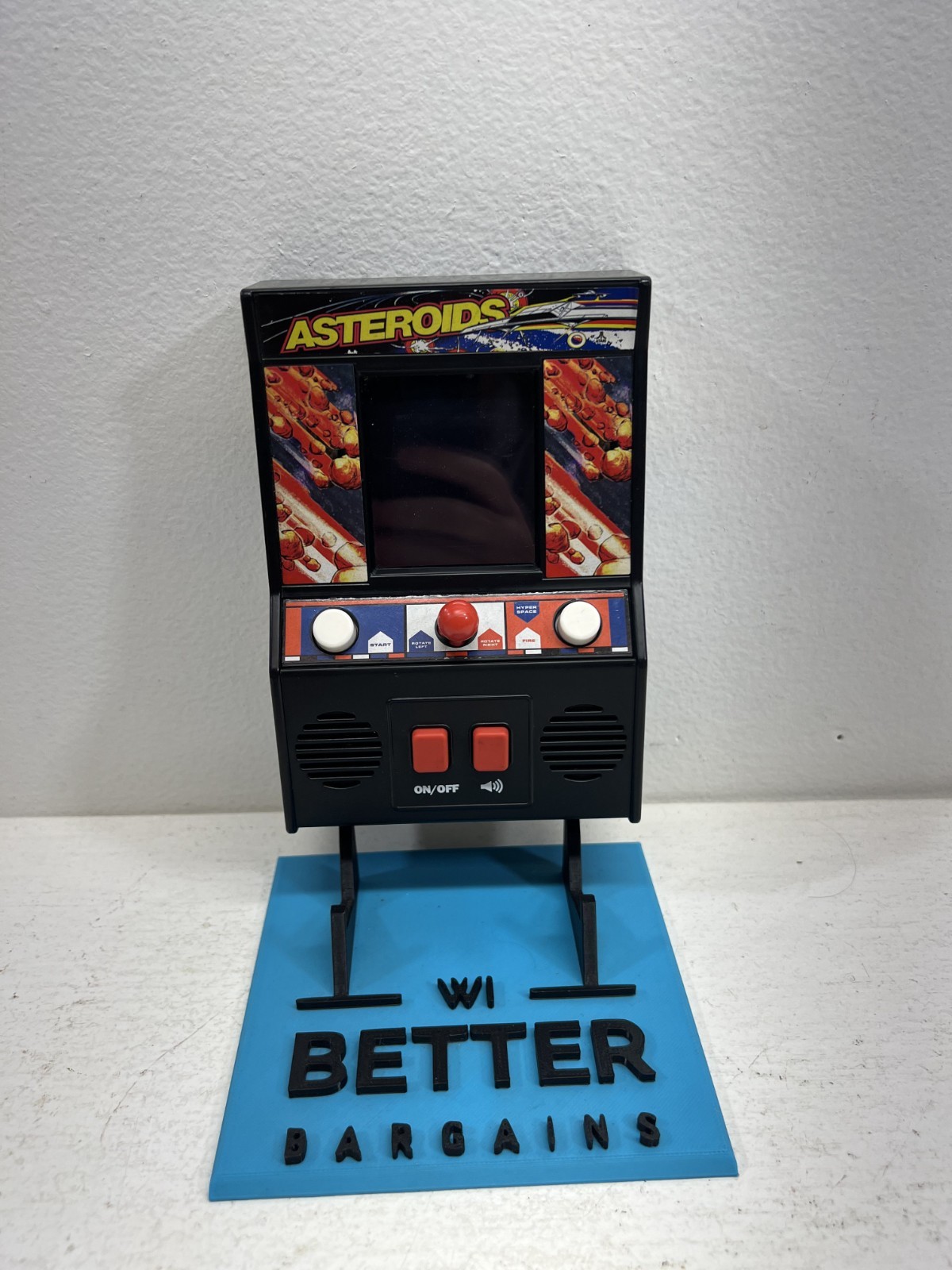 1979 ATARI INTERACTIVE ASTEROIDS MINI ARCADE ELECTRONIC HANDHELD GAME TESTED