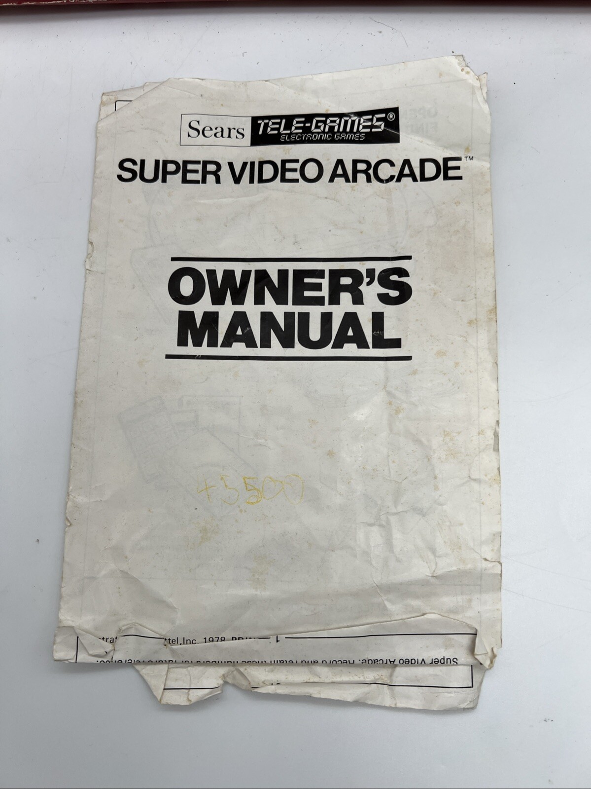 Sears, Roebuck & Co Super Video Arcade Gaming System Model 497.75022 CIB