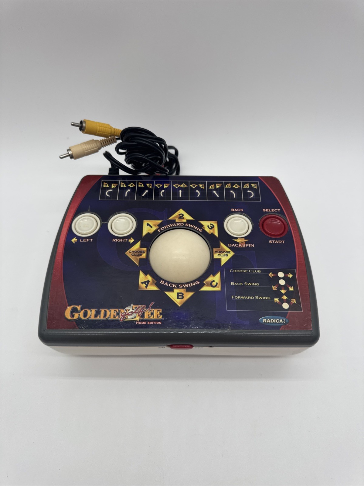 Golden Tee Golf Home Edition Arcade Plug and Play TV Video Game Radica 2005