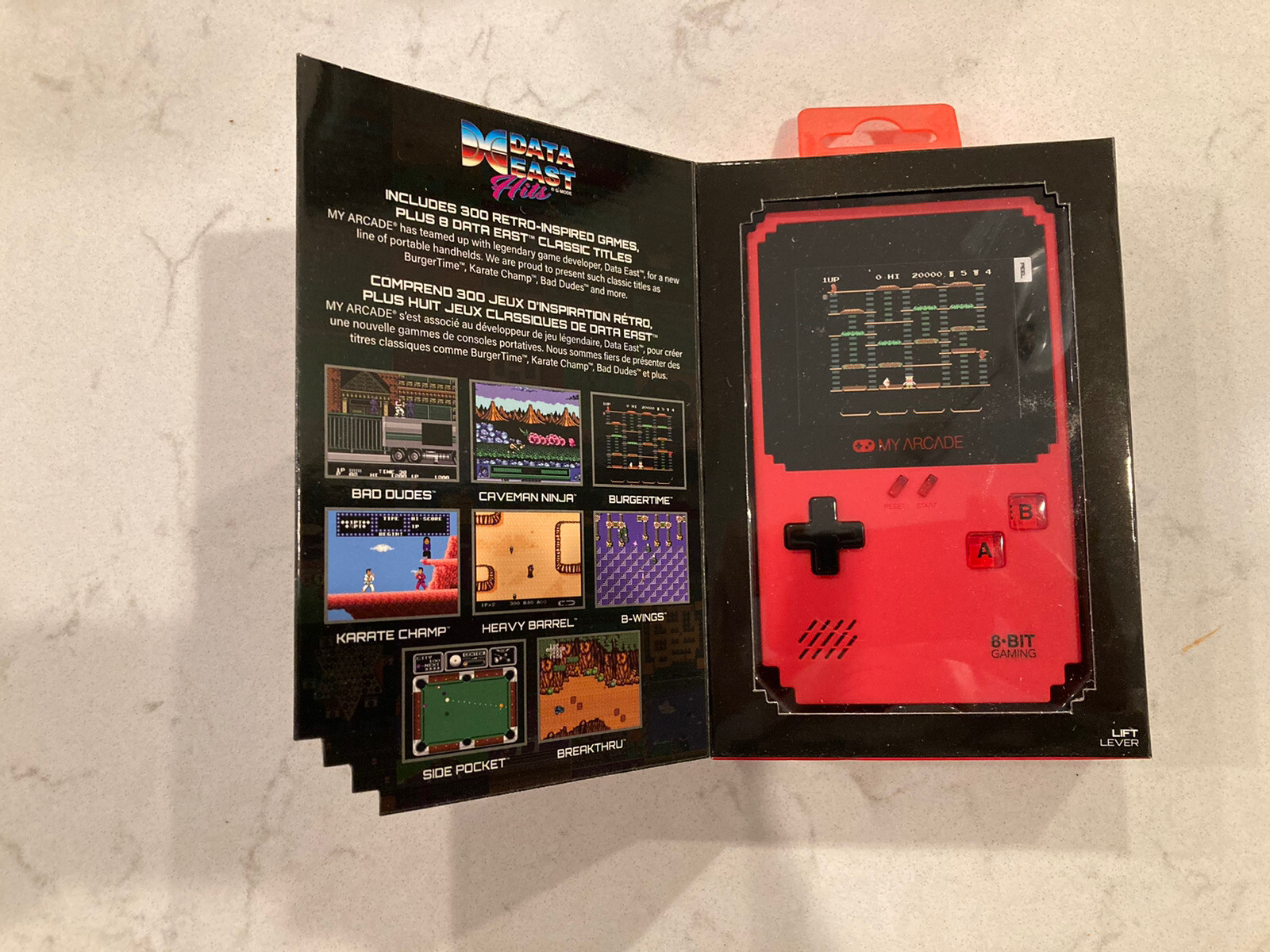 DATA EAST HITS MY ARCADE Portable Gaming System 300 Games New Classic Bad Dudes