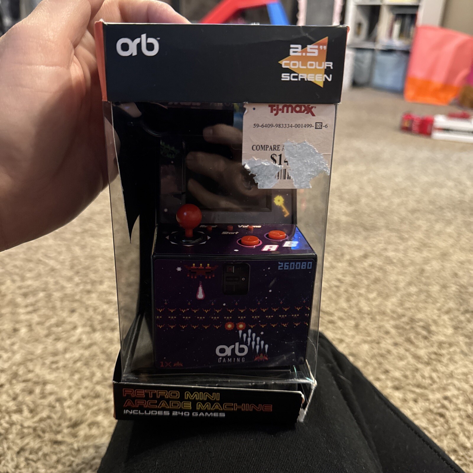 Orb Game Over Mini Arcade Machine Retro Includes Box Tested-Works Perfectly