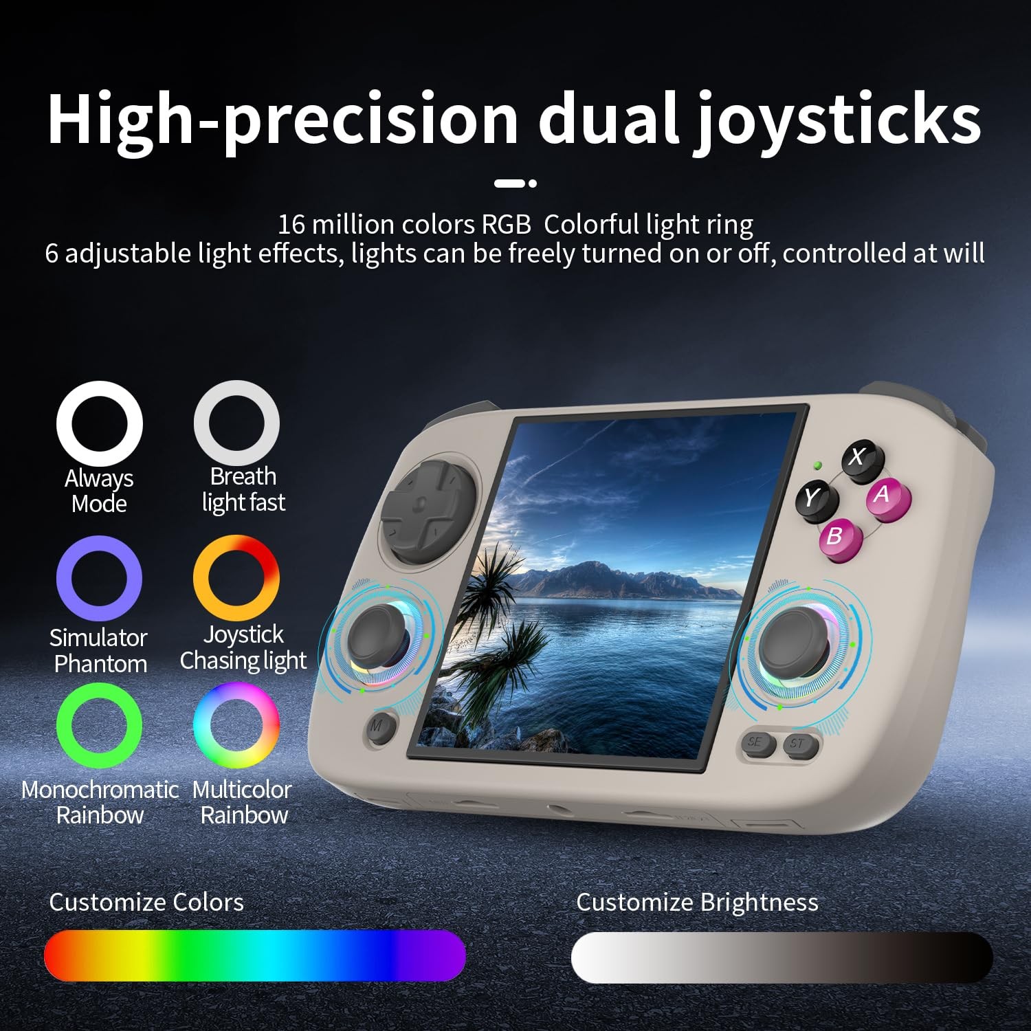 RG Cubexx Retro Game Handheld 3.95 Inch IPS 0.6 x 1.79 x 15.7 inches, Grey
