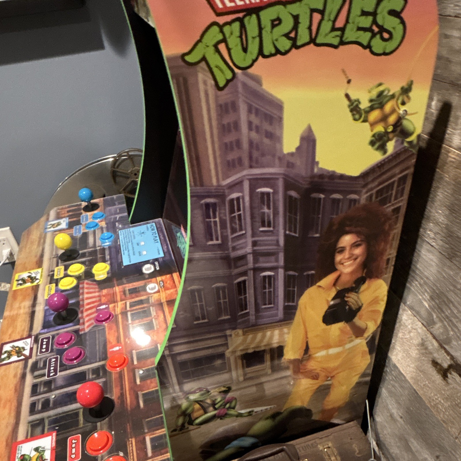 Arcade1Up TMNT: Turtles in Time Upright Arcade Cabinet Machine (Repro)