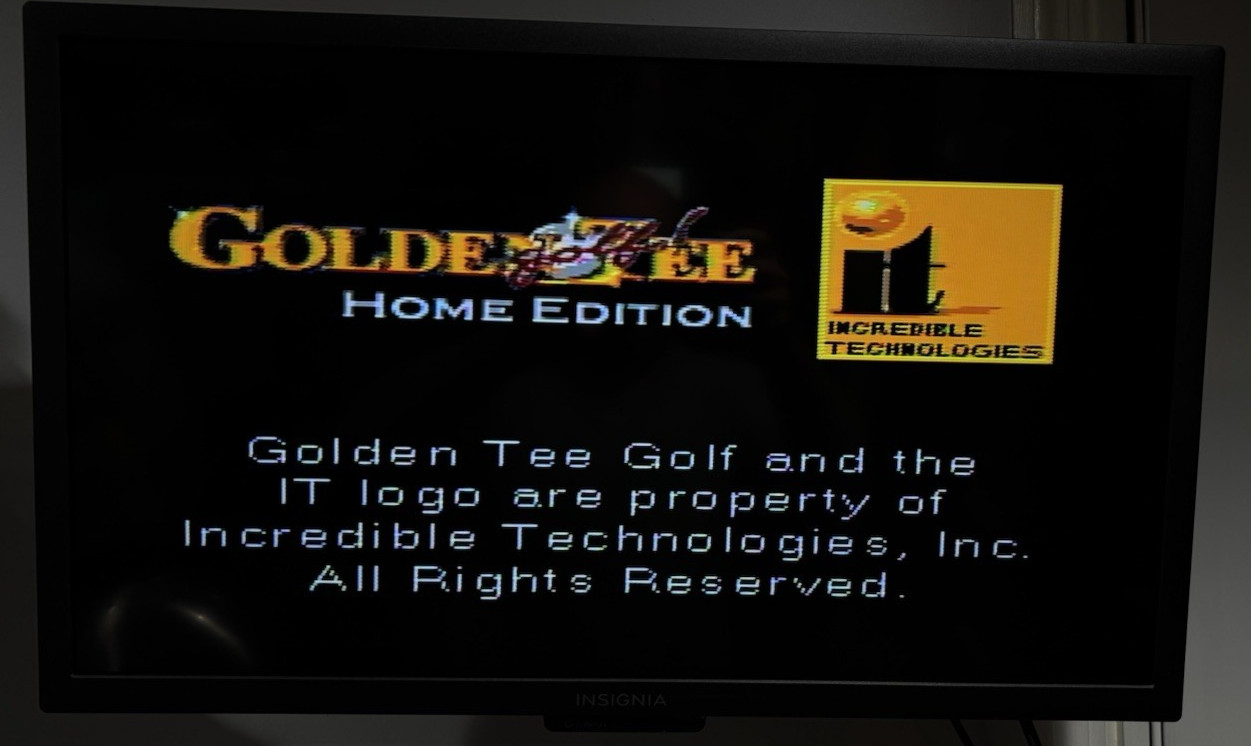 2005 Radica Golden Tee Golf Home Edition Plug & Play TV Game Tested & in VGUC_