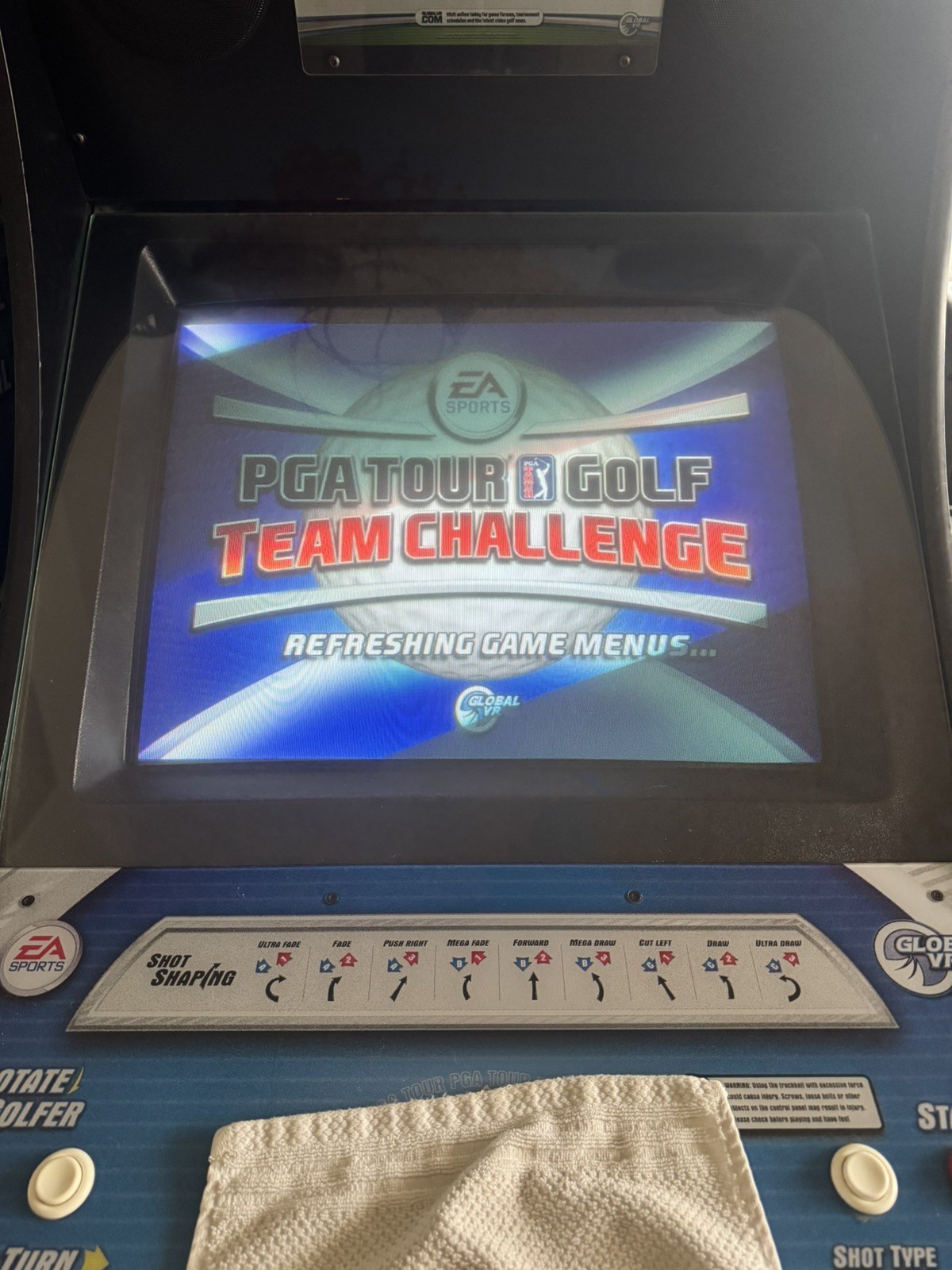PGA Golf Tour Team Challenge Arcade Game with All Access Pass or online play?