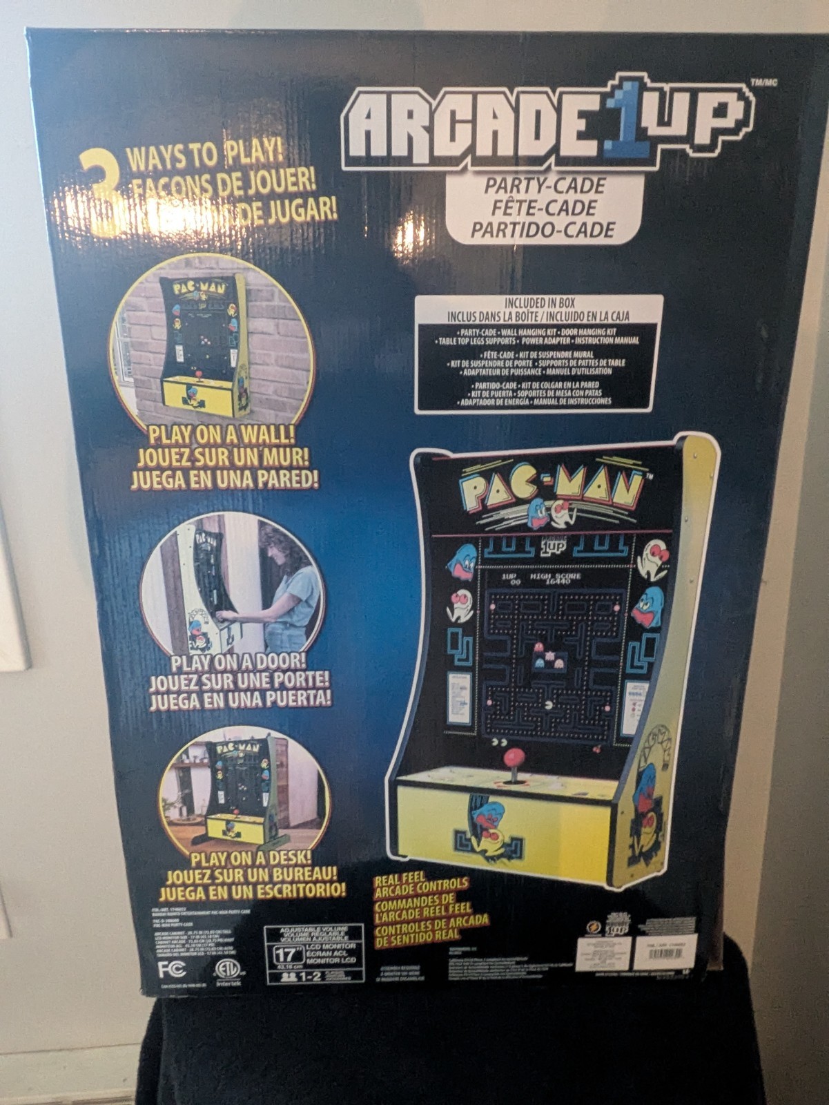 Arcade1up Pac-Man Partycade 12 Games in 1 Compact Arcade Machine