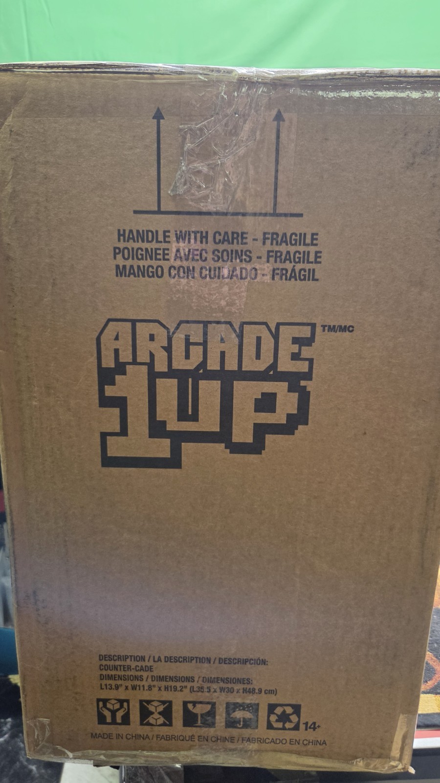 ARCADE 1UP Pac-Man/Galaga Countercade Arcade Tabletop – Model 8295 *BRAND NEW*